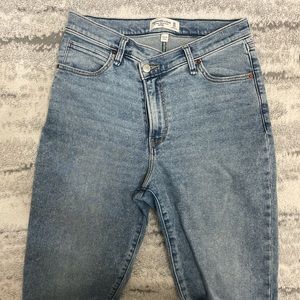 Abercrombie & Fitch Super Skinny Ankle High Rise Jeans - Curve Love